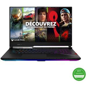 PC Portable Gaming Asus ROG SCAR17-G733ZX-KH110W 17.3" Intel Core i9 32 Go RAM 1 To SSD Nvidia RTX 3080Ti Noir + 1 mois d’abonnement Xbox Game Pass inclus Noir - Publicité