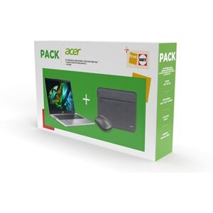 Pack PC Portable Acer Aspire 3 15 A315-510P 15.6" Intel Core i3 8 Go RAM 256 Go SSD Gris + Housse pour ordinateur portable 15.6'' + Souris sans fil Gris - Publicité