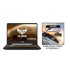 PC Portable Gaming Asus TUF565GM-AL310T 15.6" FHD IPS Intel Core i7-8750H 8 Go RAM 512 Go SSD Noir Noir - Publicité