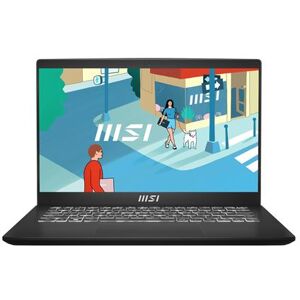 PC portable MSI Modern 14 C13M-1091FR 14" Intel® Core i5-1335U 16 Go RAM 512 Go SSD Noir Noir - Publicité