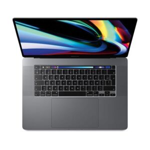 Apple MacBook Pro Touch Bar 16" Retina Intel Core i9 8 coeurs de 9ème génération à 2.3 GHz 16 Go RAM 2 To SSD Gris Sidéral Sur-mesure 2019 Gris sidéral - Publicité