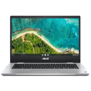 Chromebook Asus Convertible CM1400FXA-EC0014 14" Ecran tactile AMD 3015Ce 8 Go RAM 64 Go eMMC Argent transparent Argent transparent - Publicité