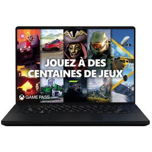 PC Portable Gaming Asus ROG Zephyrus M16-GU604VY-NM8W 16" G-SYNC QHD+ 240Hz Intel Core i9 64 Go RAM 2 To SSD Nvidia GeForce RTX 4090 Noir Noir - Publicité