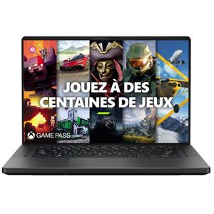 PC Portable Gaming Asus ROG Zephyrus G16-GU603ZV-00W 16" WUXGA 165Hz Intel Core i7 16 Go RAM 512 Go SSD Nvidia GeForce RTX 4060 TGP 105W Gris Gris - Publicité