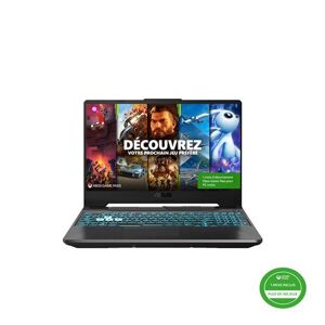 PC Portable Gaming Asus TUF F15-TUF506LH-HN290W 15,6" Intel Core i5 8 Go RAM 512 Go SSD Nvidia GTX 1650 Noir + 1 mois d'abonnement Xbox Game Pass Noir - Publicité