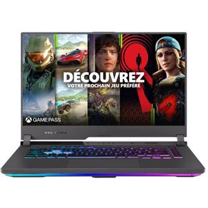 PC Portable Gaming Asus ROG Strix G15-G513RM-LN391W 15,6" WQHD 240Hz AMD Ryzen 7 16 Go RAM 512 Go SSD Nvidia GeForce RTX 3060 TGP 140W Gris Gris - Publicité