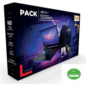 Pack PC Portable Gamer Asus STRIX-G15-G512LV-AZ301T 15.6" Intel Core i7 16 Go RAM 512 Go SSD Noir + Sac à dos gaming Rog pour 15" Noir + Battlefield V PC + Shadow of the Tomb Raider PC Noir - Publicité