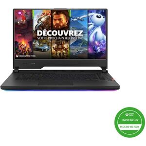 PC Portable Asus Zephyrus S15-GX532LXS-21T 15.6" FHD Intel Core i7 16 Go RAM 1 To SSD Noir brossé + 1 mois d'abonnement Xbox Game Pass Noir brossé - Publicité