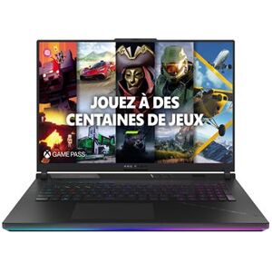 PC Portable Gaming Asus ROG Strix SCAR G834JZ-N6004W 18" WQXGA 240 Hz Intel Core i9 32 Go RAM 1 To SSD Nvidia GeForce RTX 4080 TGP 175W Noir Noir - Publicité