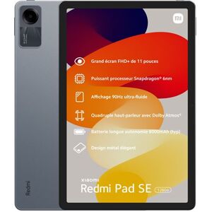 Tablette tactile Xiaomi Redmi Pad SE 11" 128 Go Gris Graphite Gris graphite - Publicité