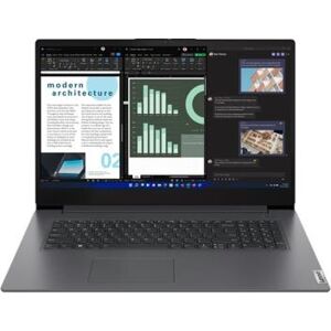 IBM V17 G4 IRU 83A2 - Conception de charnière à 180 degrés - Intel Core i5 - 1335U / jusqu'à 4.6 GHz - Win 11 Pro - Carte graphique Intel Iris Xe - 8 Go RAM - 256 Go SSD NVMe - 17.3" IPS 1920 x 1080 (Full HD) - Wi-Fi 6 - gris de fer - clavier : Français - Publicité