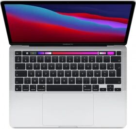 Apple MacBook Pro Touch Bar 13" 2020 - Puce M1 3,2 GHz - 8 Go RAM 256 Go SSD Argent État correct