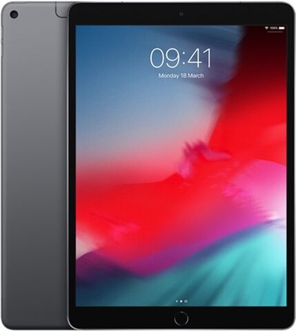 Refurbished: Apple iPad Air 3rd Gen (A2123) 10.5� 64GB - Space Grey, Unlocked C
