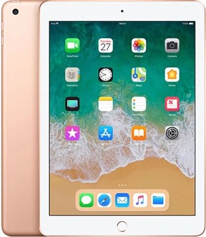 Refurbished: Apple iPad 6th Gen (A1893) 9.7� 32GB - Gold, WiFi A