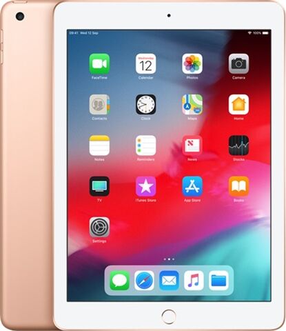 Refurbished: Apple iPad 6th Gen (A1893) 9.7� 32GB - Gold, WiFi C