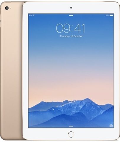 Refurbished: Apple iPad Air 2nd Gen (A1566) 9.7� 128GB - Gold, WiFi B