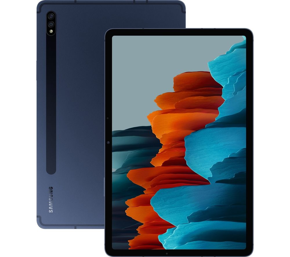 SAMSUNG Galaxy Tab S7 11" 4G Tablet - 128 GB, Mystic Navy, Navy