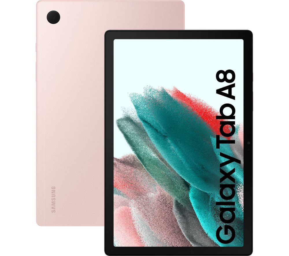 SAMSUNG Galaxy Tab A8 10.5" Tablet - 64 GB, Pink Gold, Pink