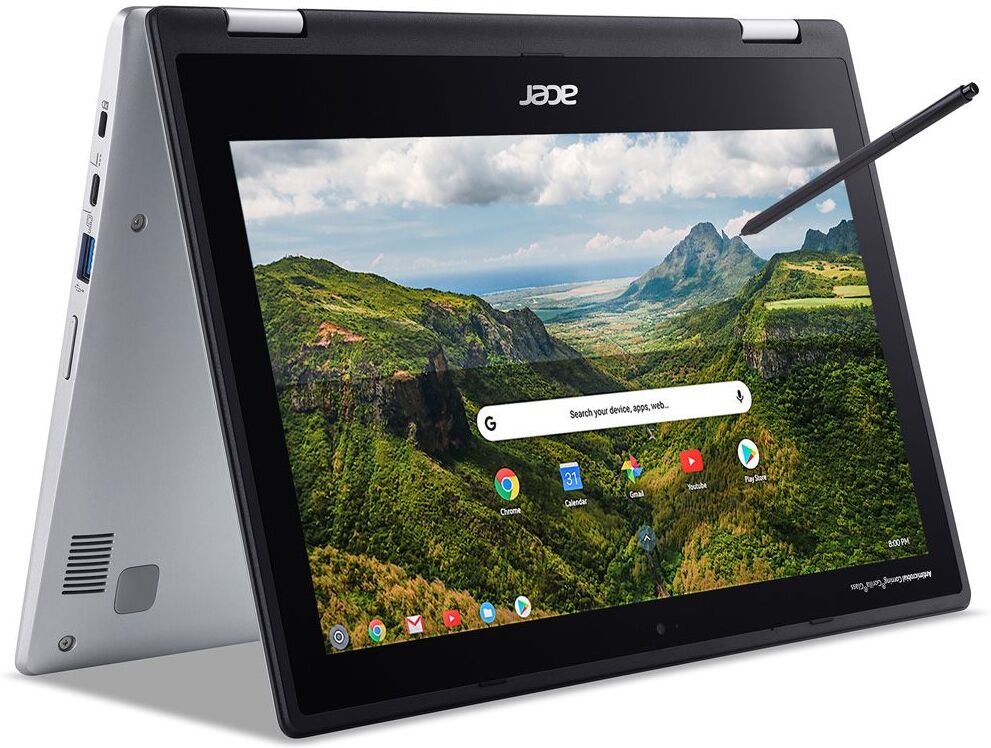 Acer Spin 311 11.6” 2 in 1 Chromebook - Intel Celeron, 64 GB eMMC, Silver, Silver