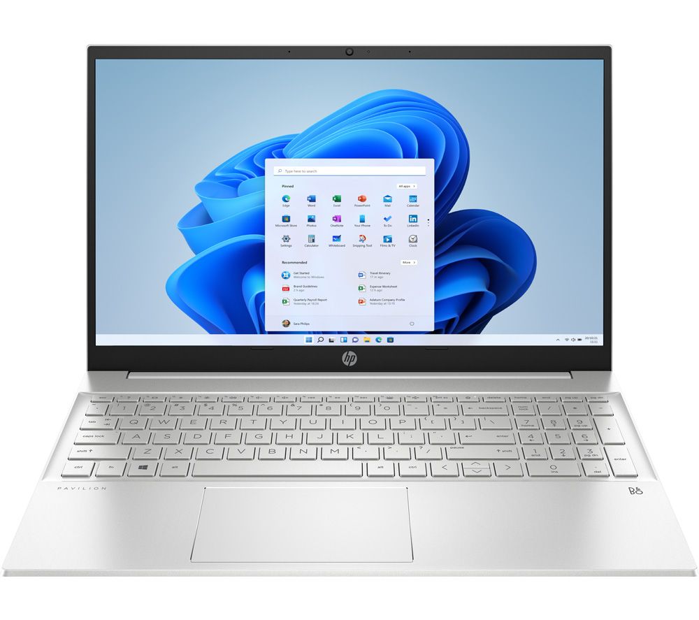 HP Pavilion 15-eh0524na 15.6" Laptop - AMD Athlon, 128 GB SSD, Silver, Silver