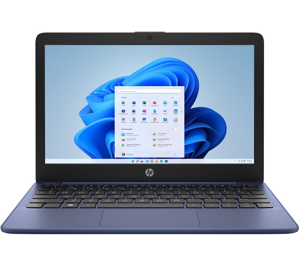 HP Stream 11-ak0513sa 11.6" Laptop - Intel Celeron, 64 GB eMMC, Blue, Blue