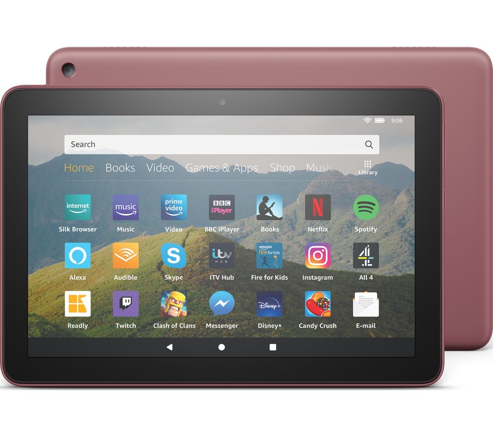 AMAZON Fire HD 8 Tablet (2020) - 32 GB, Plum, Plum
