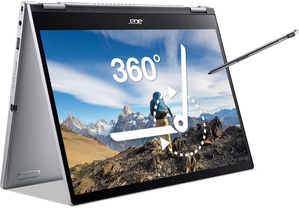 Acer Spin 3 13.3" 2 in 1 Laptop - Intel Core i5, 512 GB SSD, Silver, Silver