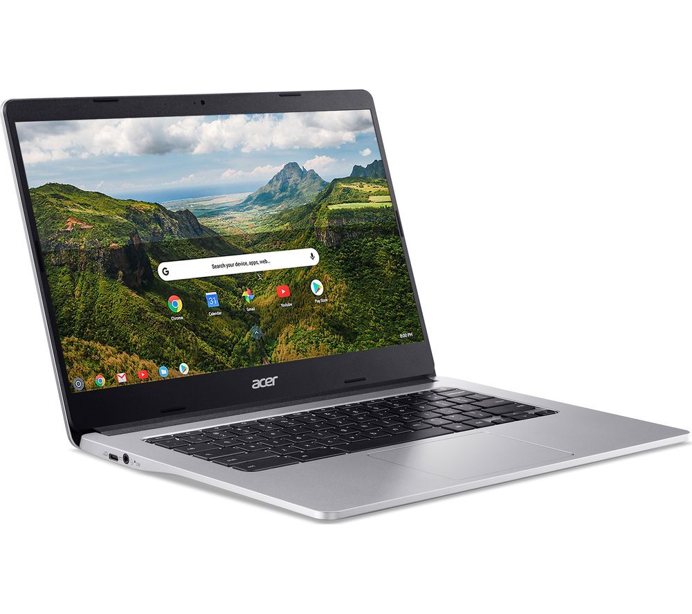 Acer 314 Touch 14" Chromebook - MediaTek MT8183C, 128 GB eMMC, Silver, Silver