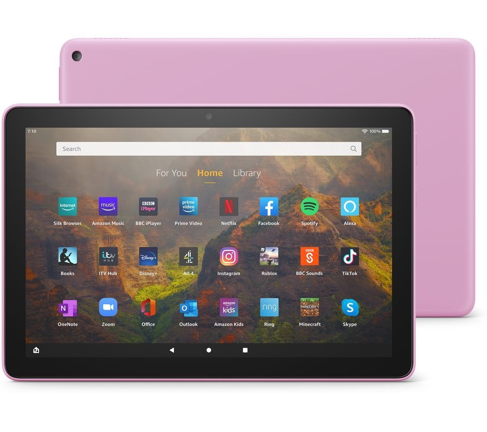 AMAZON Fire HD 10 10.1" Tablet (2021) - 32 GB, Lavender, Lavender