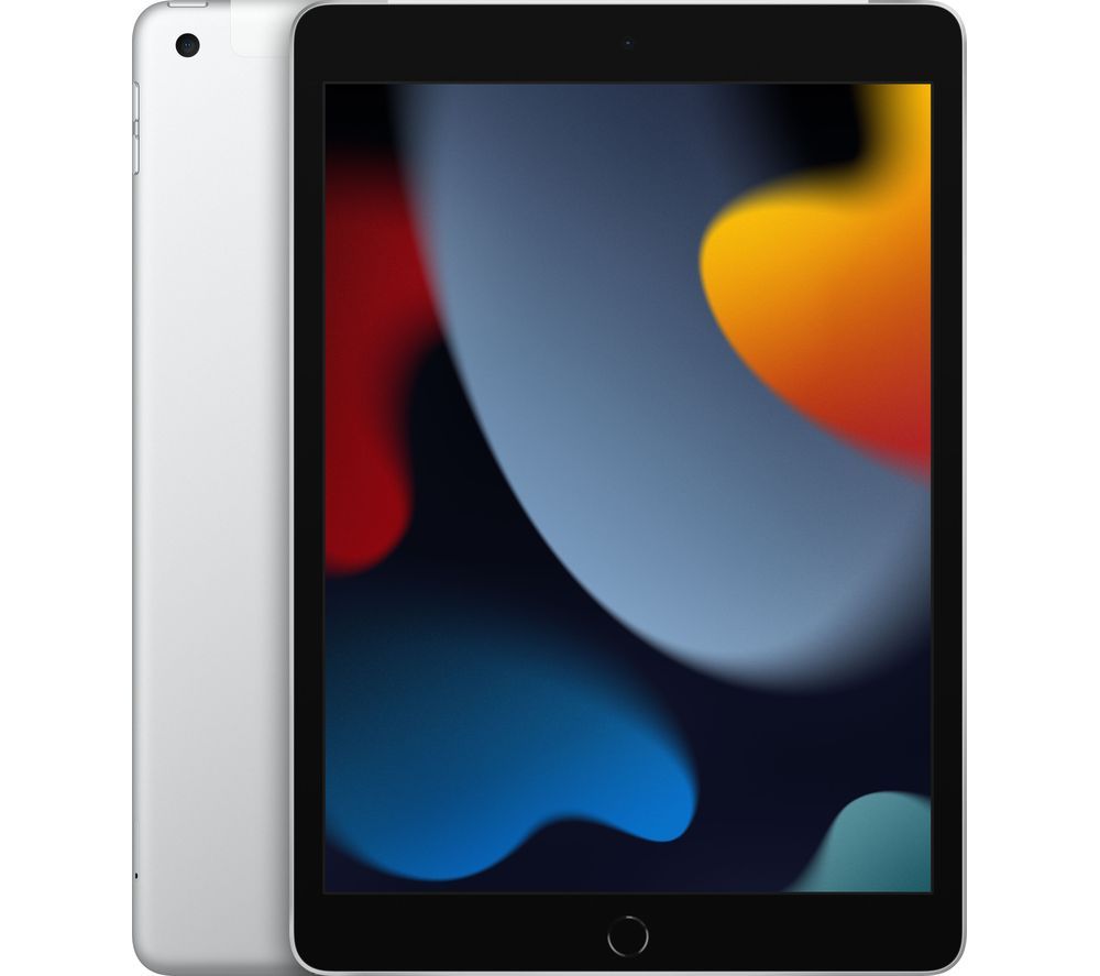 Apple 10.2" iPad Cellular (2021) - 256 GB, Silver, Silver