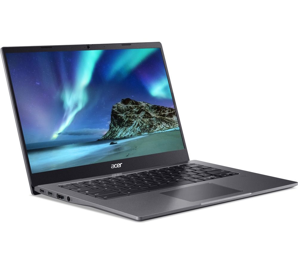 Acer 514 14" Chromebook - Intel Pentium Gold, 128 GB SSD, Grey, Gold