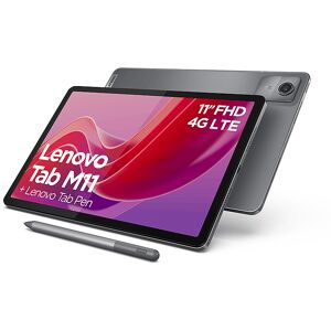 Lenovo Tablet  TAB M11, 128 GB, 4G (LTE), 11 pollici, LUNA GREY