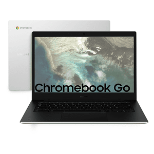 Samsung Galaxy Chromebook Go, 14 pollici, processore Intel® Celeron N4500, INTEL UHD Graphics, 4 GB, Silver