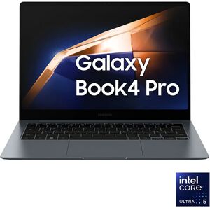 Samsung Galaxy Book4 Pro Laptop, Intel® Core™ Ultra 5 125H, 16GB RAM, 512GB SSD, 14 Dynamic AMOLED 2X touch, Windows 11 Home, Moonstone Gray