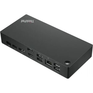 Lenovo 40AY0090EU replicatore di porte e docking station per laptop Cablato USB 3.2 Gen 1 (3.1 1) Type-C Nero [40AY0090EU]