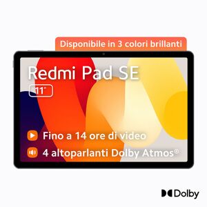 Xiaomi Redmi Pad SE Qualcomm Snapdragon 128 GB 27,9 cm (11'') 4 GB Andr