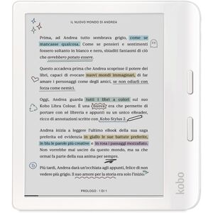 Rakuten Kobo Libra Colour lettore e-book Touch screen 32 GB Wi-Fi Bian