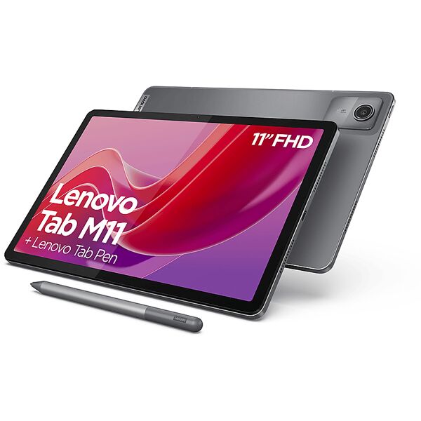 lenovo tablet  tab m11, 128 gb, 10,95 pollici, luna grey