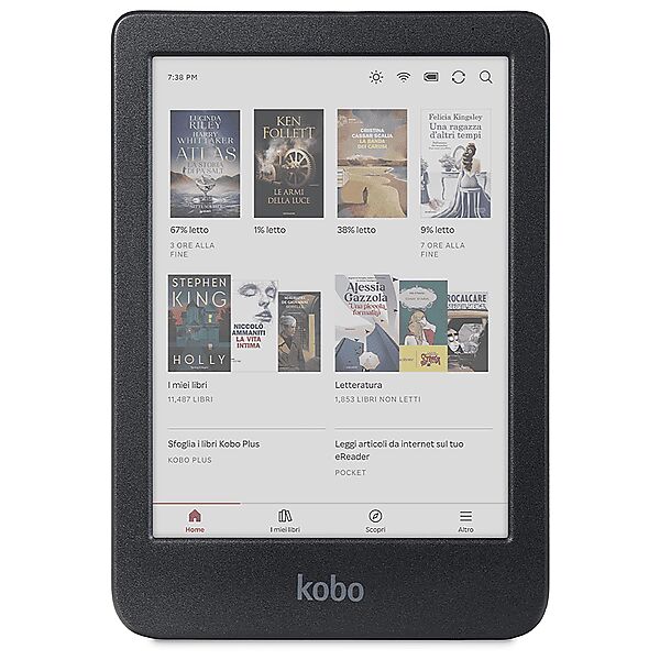 kobo lettore e-book  clara colour