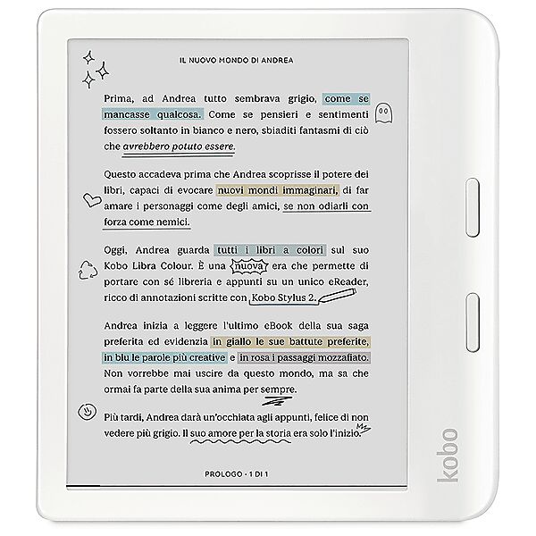 kobo lettore e-book  libra colour