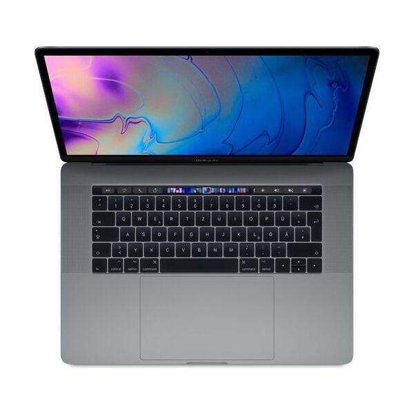 apple macbook pro 2018   15.4   touch bar   2.2 ghz   16 gb   256 gb ssd   radeon pro 555x   grigio siderale   nuova batteria   dk