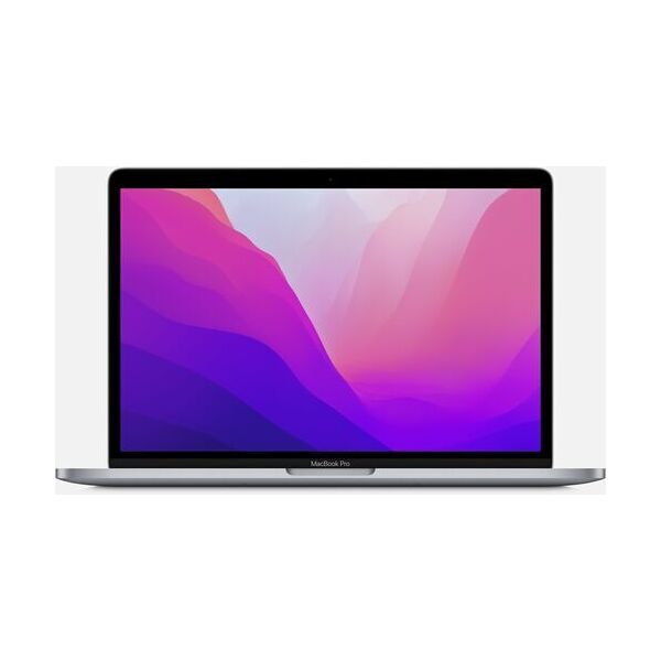apple macbook pro 2022 m2   13.3   touch bar   m2 8-core cpu   10-core gpu   8 gb   512 gb ssd   grigio siderale   de