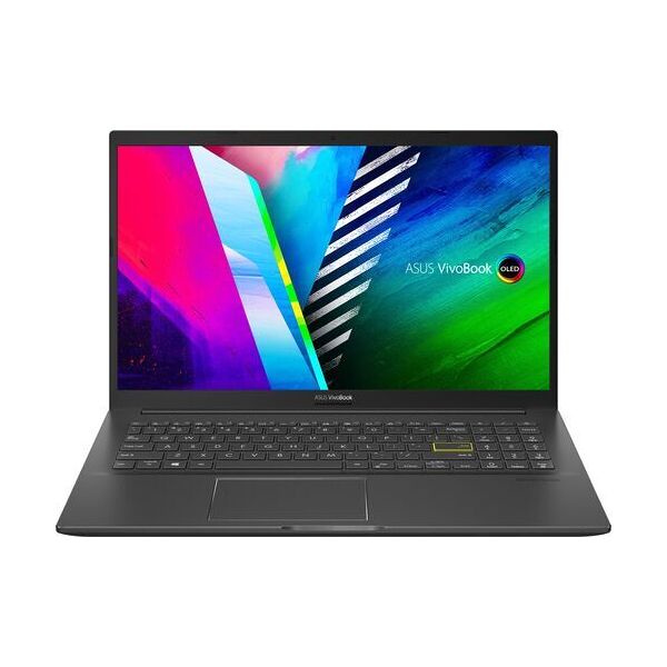 asus vivobook 15 oled k513   i5-1135g7   15.6   8 gb   512 gb ssd   fp   mx330   illuminazione tastiera   nero   win 10 home   ar