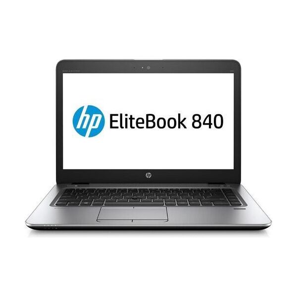 hp elitebook 840 g3   i5-6300u   14   8 gb   256 gb ssd   fhd   illuminazione tastiera   webcam   argento   win 10 pro   es
