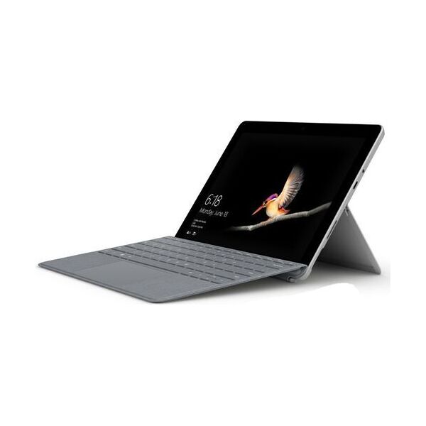 microsoft surface go   10   4 gb   64 gb emmc   stilo compatibile   argento   win 10 s   fr