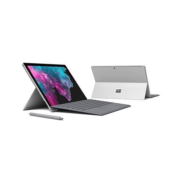 microsoft surface pro 6 (2018)   i5-8350u   12.3   8 gb   256 gb ssd   stilo compatibile   win 10 pro   platin   pt