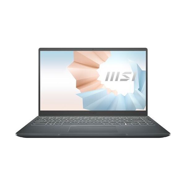 msi modern 14 b11   i7-1165g7   14   16 gb   1 tb ssd   mx450   grigio   win 11 home   pt