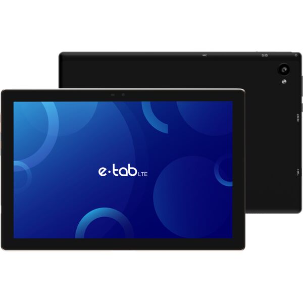 microtech etl101gb e-tab lte - tablet 10.1 pollici 64 gb fotocamera 13 mpx android 10 colore nero - etl101gb