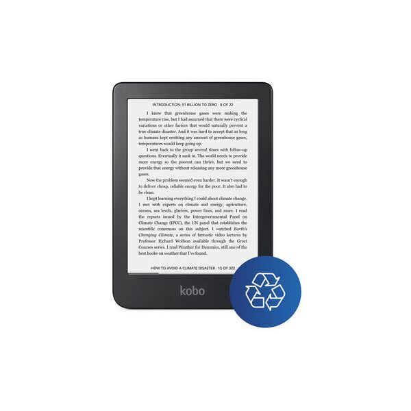 rakuten kobo clara 2e lettore e-book touch screen 16 gb wi-fi blu