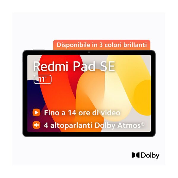 xiaomi redmi pad se qualcomm snapdragon 128 gb 27,9 cm (11'') 4 gb andr